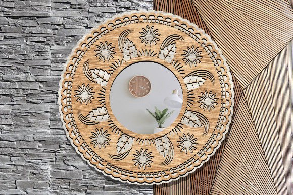 Download Laser Cut Mirror Frame - Premium Bundle