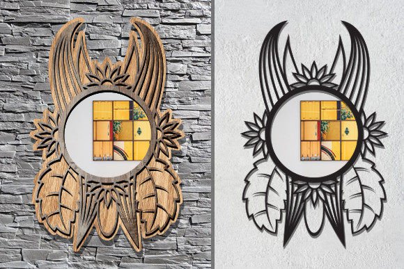 Download Laser Cut Mirror Frame - Premium Bundle