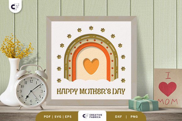 Download Happy Mother's Day 3D Shadow Box - Mother's day 3d shadow box Collection